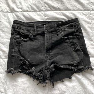 Black American Eagle Shorts